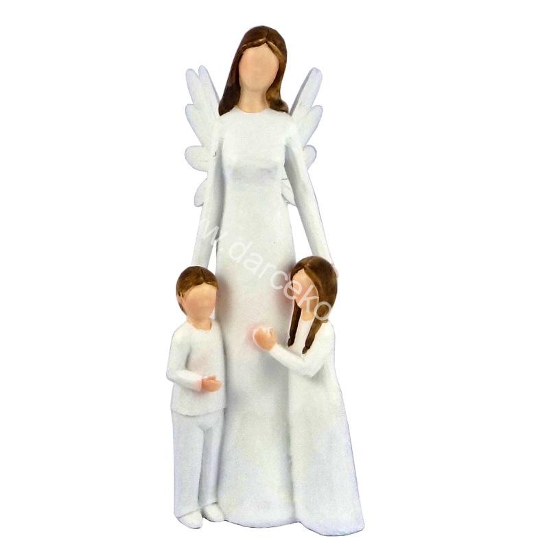 Anjel s deťmi 25cm