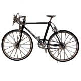Bicykel kovový čierny 20cm