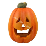 Keramická tekvica svietnik halloween 17,5cm