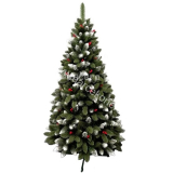 Vianočný stromček Borovica Iza červené guličky 180cm