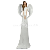 Anjel soška biele šaty 30cm
