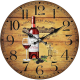 Nástenné hodiny víno o 34cm