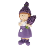 Postavička dievča levanduľa 12cm