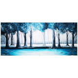 Obraz tyrkysový les  akryl 110x50cm