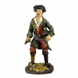 Pirát s pištoľou v klobúku  20,5cm