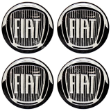 Kolesovky nálepky na auto Fiat 5,5cm čierne