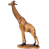 Žirafa hnedá soška na podstavci 32cm
