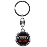 Auto kľúčenka prívesok Audi čierna