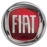 Nálepka na auto FIAT červená o 8cm