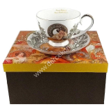 Šálka na kávu Alfons Mucha v darčekovej krabici