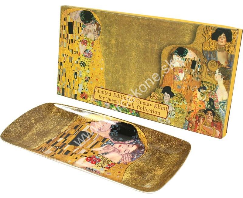 Porcelánová tácka Gustav Klimt v darčekovej krabičke