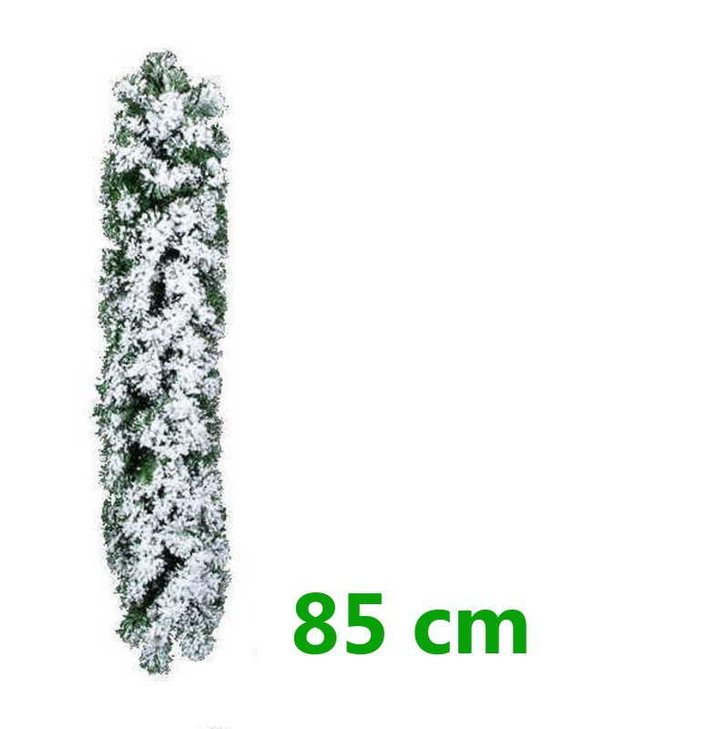 Zasnežená čečinová girlanda 85cm