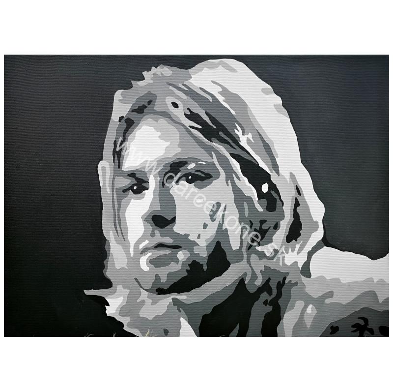 Obraz Kurt Cobain akryl 60x45cm