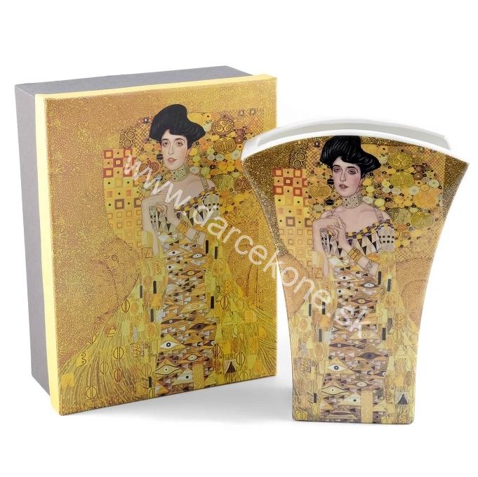 Porcelánová váza Gustav Klimt  Adele 20cm