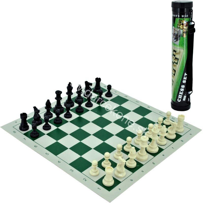 Spoločenská hra prenosné šachy v tube 43x43cm