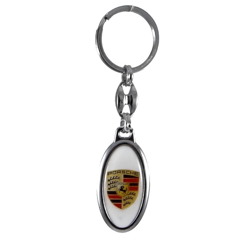 Auto kľúčenka prívesok Porsche ovál