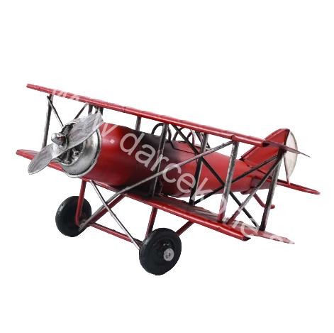 Nemecký dvojplošník kovový model 21cm