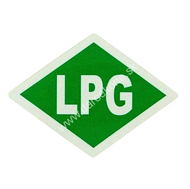 Nálepka na auto LPG