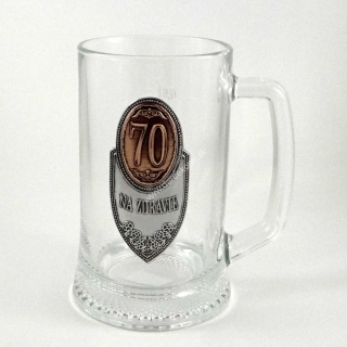 Pivový pohár k 70 narodeninám
