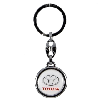Kľúčenka prívesok Toyota biela