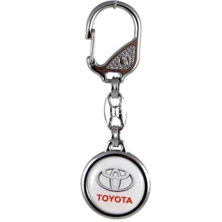 Kľúčenka prívesok Toyota biela