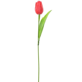Tulipán umelý kvet červený 42cm