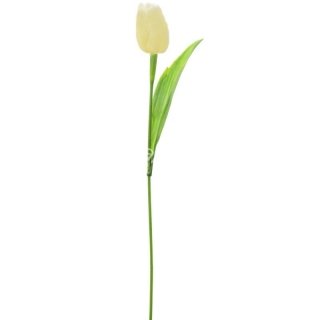 Tulipán umelý kvet žltý 42cm