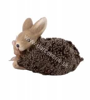 Zajac s kožušinkou 10cm