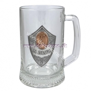 Pohár na pivo krígeľ k 18 narodeninám 0,5l