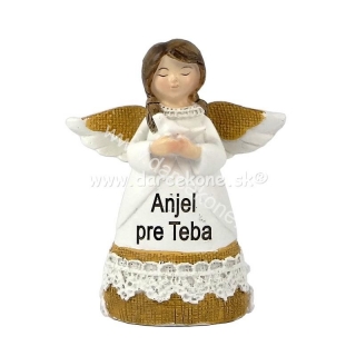 Soška Anjel pre Teba s holúbkom 10cm