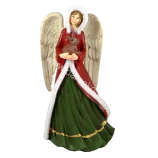Anjel so zajacom 25,5cm