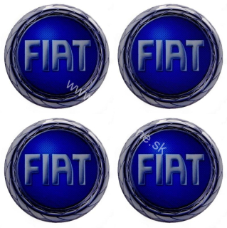 Nálepky na auto Fiat 5,5cm modré