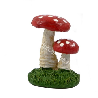 Huby soška Muchotrávky červené 7,5cm