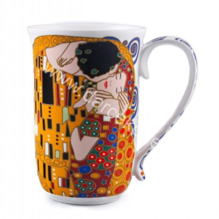 Vysoká šálka na čaj Gustav Klimt bozk 0,4L