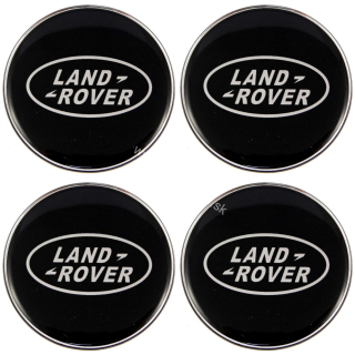 Čierne nálepky na kolesá Land Rover o 5,9 cm