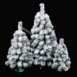 Malý 80cm zasnežený vianočný stromček 