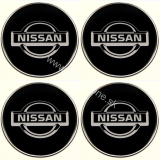 Nálepky na kolesá Nissan o 5,9 cm čierne